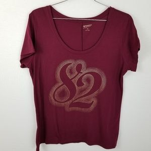 Arizona Jean Co T-Shirt Maroon 82 Graphic